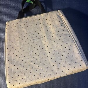 Kate Spade Black Polka Lunchbag